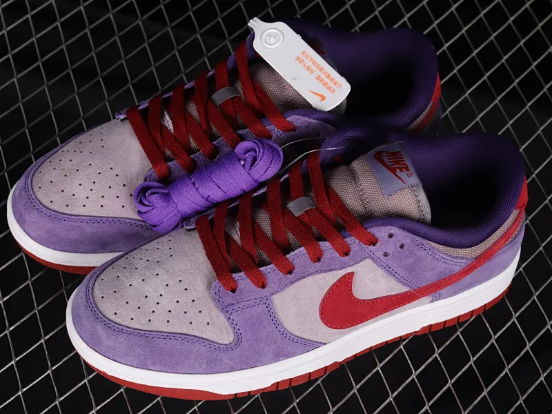 All categories Nk SB Dunk series Nk SB Dunk Low low-top sneakers N version Nk Dunk Low "Plum" raspberry purple suede SB low-top casual sneakers CU1726-500